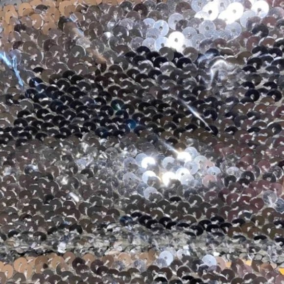 Glamorous Silver Sequin Tube Top - Picture 5 of 7